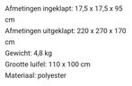 Pop up tent, Caravans en Kamperen, Tenten, Ophalen of Verzenden, Nieuw, Tot en met 2