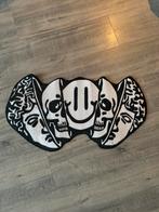 Schedelpatroon Vloerkleed - 50x90cm, Huis en Inrichting, Stoffering | Tapijten en Kleden, 50 tot 100 cm, Overige vormen, Nieuw