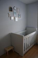 Ledikant "Coming Kids" (hoogglans grijs), Ophalen, Gebruikt, 70 tot 85 cm, Lattenbodem