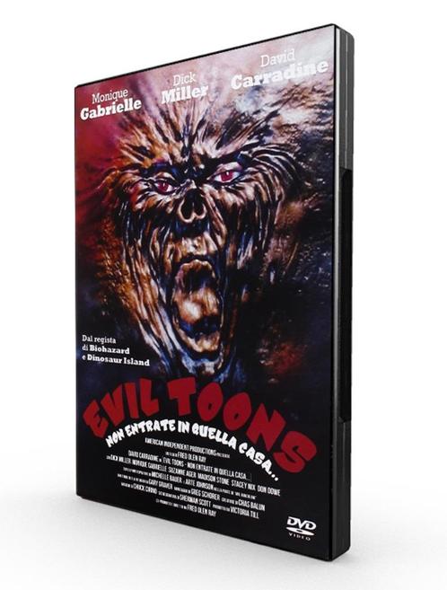 Evil Toons (1992) David Carradine, Necronomicon Edition DVD!, Cd's en Dvd's, Dvd's | Horror, Nieuw in verpakking, Monsters, Vanaf 16 jaar