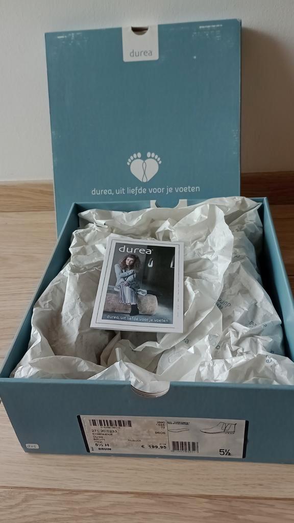 Durea - maat 5,5  (= 38,5) - Nieuw - ophalen, Kleding | Dames, Schoenen, Nieuw, Lage of Enkellaarzen, Bruin, Ophalen