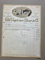 330) FACTUUR NV VLOERZEILFAB.DE VOGEL v CALCAR ZWOLLE 1923, Verzamelen, Merken en Reclamevoorwerpen, Ophalen of Verzenden, Gebruikt