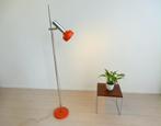 retro vintage lamp design vloerlamp staanlamp oranje, 150 tot 200 cm, Gebruikt, Vintage, Ophalen of Verzenden