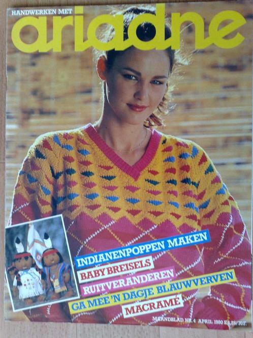 Ariadne april nr. 4 / 1980, Hobby en Vrije tijd, Breien en Haken, Gebruikt, Breien of Haken, Patroon of Boek, Verzenden