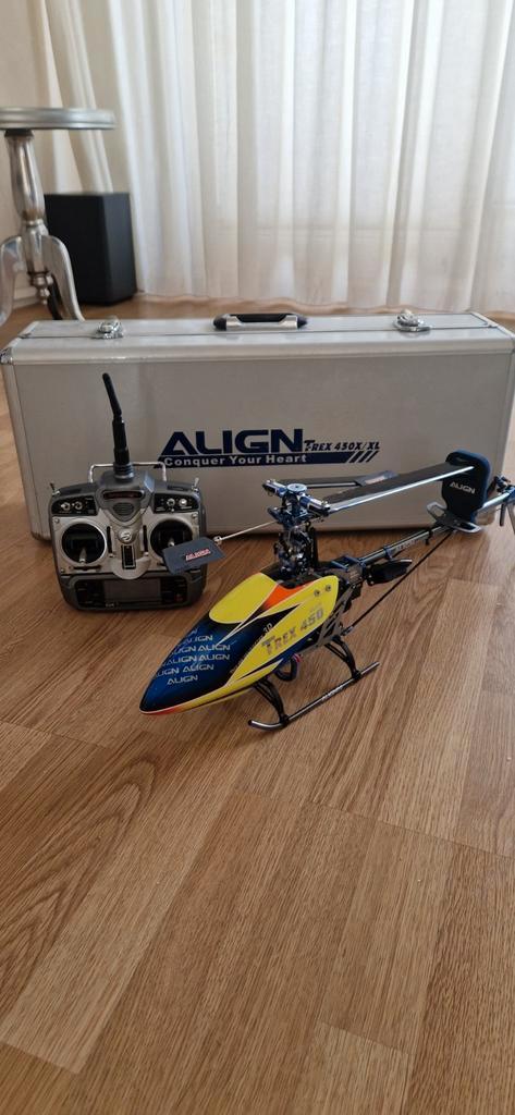 Align T-Rex 450 se V2 Helicopter Carbon.(In prijs verlaagd), Hobby en Vrije tijd, Modelbouw | Radiografisch | Helikopters en Quadcopters