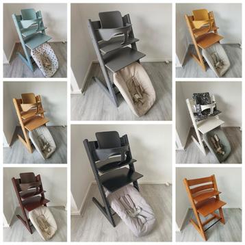 Diverse complete Stokke Tripp Trapp sets:VERZENDEN mogelijk  beschikbaar voor biedingen