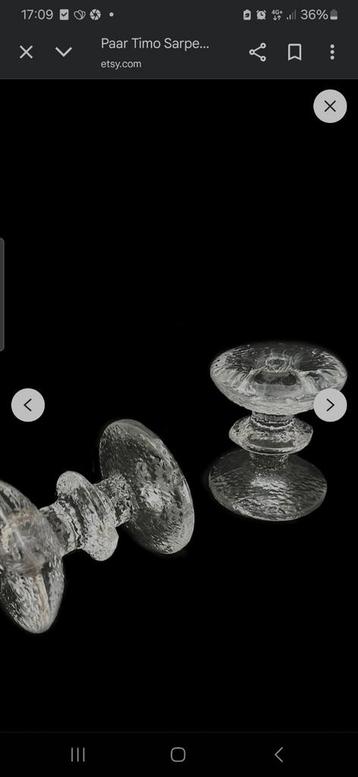 2 Festivo candlesticks/ kandelaars Iittala  beschikbaar voor biedingen