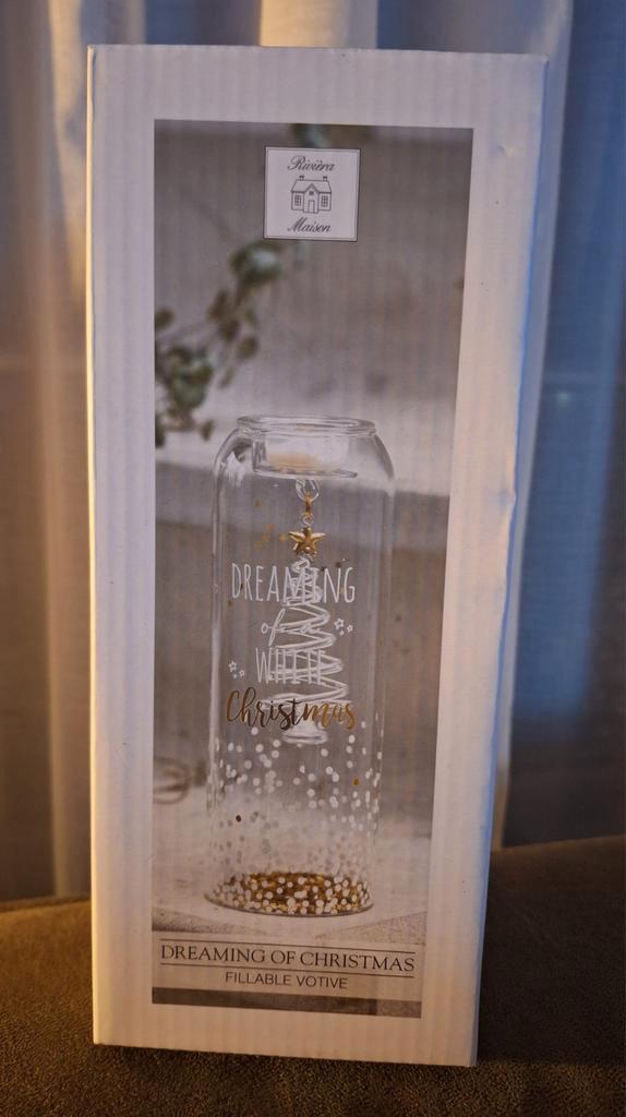 Rivièra Maison fillable votive Christmas, Diversen, Kerst, Nieuw, Ophalen of Verzenden