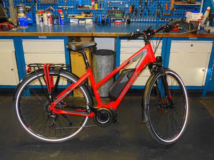 Merida Espresso 600 elektrische damesfiets met 455 km., Fietsen en Brommers, Overige Fietsen en Brommers, Zo goed als nieuw, Ophalen