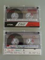 2 TDK D60 Normal Bias cassettebandjes cassette 60 min. C60, Verzenden, Gebruikt, 2 t/m 25 bandjes, Origineel