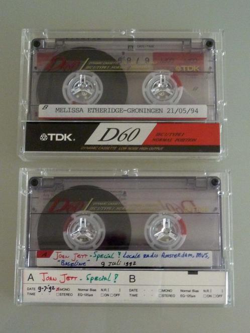 2 TDK D60 Normal Bias cassettebandjes cassette 60 min. C60, Cd's en Dvd's, Cassettebandjes, Gebruikt, Origineel, 2 t/m 25 bandjes