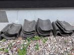 Oud hollandse dakpannen 16 stuks + 8 kantpannen, Ophalen, Gebruikt, Steen of Klei, Minder dan 5 m²