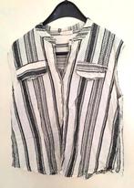 Zwart-wit gestreept topje Triple Nine – maat 42, Zwart, Maat 42/44 (L), Triple nine, Ophalen of Verzenden