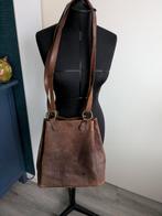 Leren tas Upsala, Sieraden, Tassen en Uiterlijk, Tassen | Schoudertassen, Ophalen of Verzenden, Zo goed als nieuw, Bruin