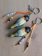 Sleutelhanger vogel zwartkop caiqeu kiwi, Ophalen of Verzenden, Nieuw