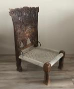 Antiek houten Traditional Oriental Low Chair stoel, Ophalen