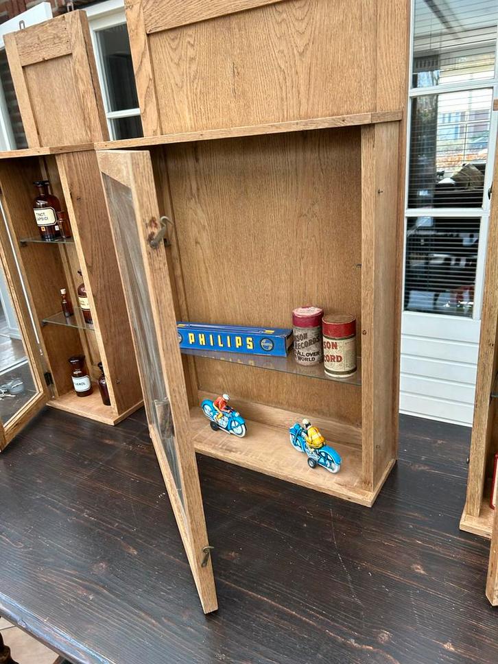 Vitrine Hang Kasten uit Kapperszaak, Huis en Inrichting, Kasten | Buffetkasten, Gebruikt, 100 tot 150 cm, 50 tot 100 cm, Minder dan 25 cm