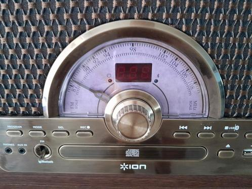 Coole retro ION stereo vintage replica NIEUW cd,usb,cassette, Audio, Tv en Foto, Stereo-sets, Zo goed als nieuw, Verzenden