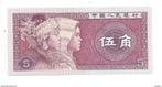 china 5 jiao 1980 km 883 unc, Postzegels en Munten, Bankbiljetten | Azië, Verzenden, Centraal-Azië, Los biljet