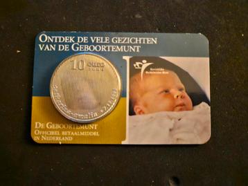 Coincard Geboortemunt 10 Euro beschikbaar voor biedingen