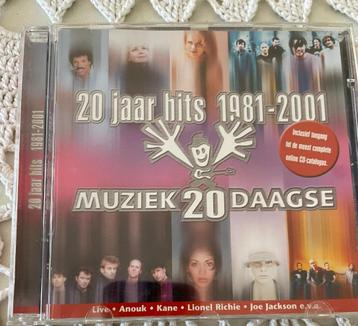 CD 20 Jaar hits 1981-2001 beschikbaar voor biedingen