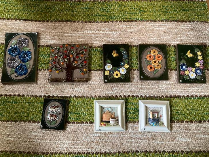 Jie Sweden Vintage retro scandinavisch keramiek wandtegel, Antiek en Kunst, Antiek | Keramiek en Aardewerk, Ophalen of Verzenden