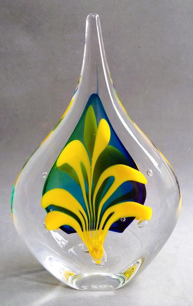 Omstreeks 1990 Design Studio Glas Bohemen Atelier OZZARO, Antiek en Kunst, Kunst | Designobjecten, Ophalen of Verzenden