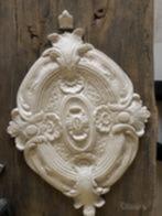 Nr1 breukje) prachtig gips ovale ornament rozet handmade, Ophalen of Verzenden, Landelijk brocant klasiek rievera maisson, Zo goed als nieuw