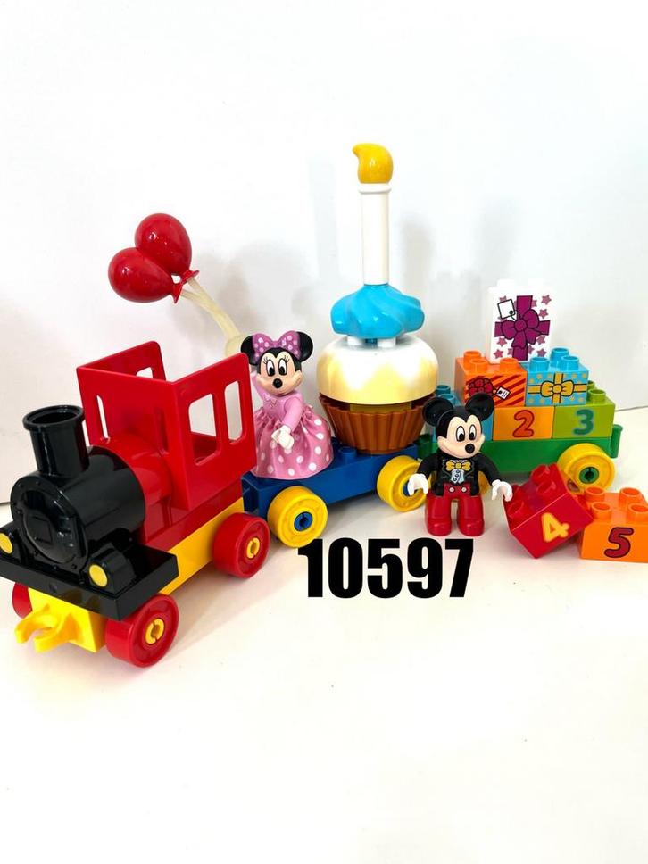 Lego Duplo 10597 - Mickey & Minnie Verjaardagsoptocht, Kinderen en Baby's, Speelgoed | Duplo en Lego, Gebruikt, Duplo, Ophalen of Verzenden