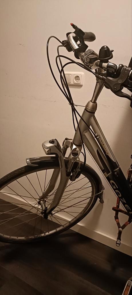 Gazelle Genève Gold hybrid Damesfiets, Fietsen en Brommers, Fietsen | Dames | Damesfietsen, Zo goed als nieuw, Gazelle, Versnellingen