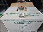 46x Heineken bierglazen, Ophalen, Zo goed als nieuw, Bierglas