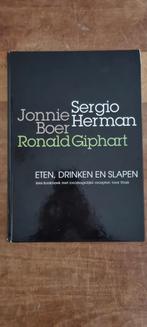 Eten, Drinken en Slapen - Jonnie Boer, Sergio Herman, Boeken, Kookboeken, Gezond koken, Zo goed als nieuw, Jonnie Boer, Sergio Herman, Ronald Giphart