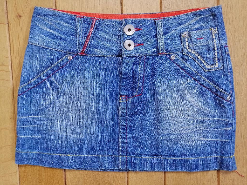 ONLY spijkerrok maat 34 - nieuw -, Only, Blauw, Nieuw, Ophalen of Verzenden