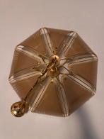 Vintage hollywood regency hanglamp - Ø 60 cm, Ophalen, Gebruikt, Glas, 75 cm of meer