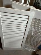 2 of 4 NIEUWE shutters luiken binnen decoratie krijtwit, Huis en Inrichting, Verzenden, Nieuw