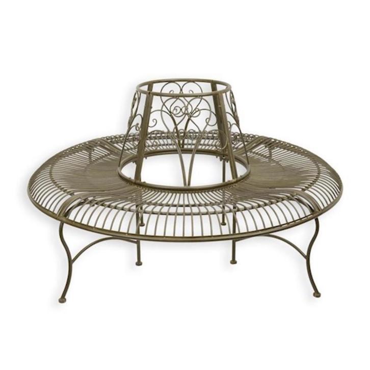 Boombank rond nieuw, Tuin en Terras, Tuinbanken, Nieuw, Metaal, Ophalen