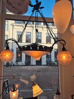 Groot aanbod antieke kroonluchters lampen Utrecht, Ophalen of Verzenden, Gebruikt