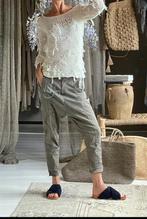 Masnada superstretchy broek 36 vib taupe mooi!, Bruin, Ophalen of Verzenden, Zo goed als nieuw, Maat 36 (S)