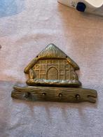 Vintage retro sleutelrek cottage house, Minder dan 100 cm, Ophalen of Verzenden, Metaal, Wandhaken