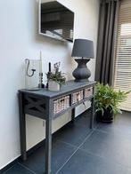 Mooie sidetable in taupe kleur, 120x80 cm in nette staat!, Huis en Inrichting, Tafels | Sidetables, Ophalen, 100 tot 150 cm, Zo goed als nieuw