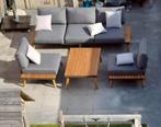 Loungeset 4 delig, Ophalen, Zo goed als nieuw, Aluminium