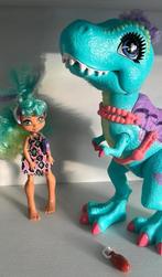 Mattel meisjes dino met barbie popje! Cave club, Ophalen of Verzenden, Barbie