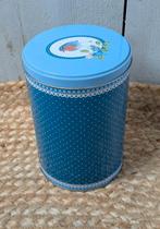 Voorraadblik met roodborstje, Verzamelen, Ophalen of Verzenden, Gebruikt, Koffie, Overige merken