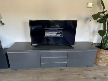 Ikea tv meubel grijs