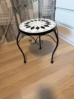 Leuk bijzettafeltje met mozaïek blad, Ophalen, Minder dan 45 cm, Minder dan 55 cm, Gebruikt