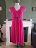 Eroke fuchsia roze jurk IT 42 NL 38 gratis verzenden, Maat 38/40 (M), Verzenden, Zo goed als nieuw, Knielengte