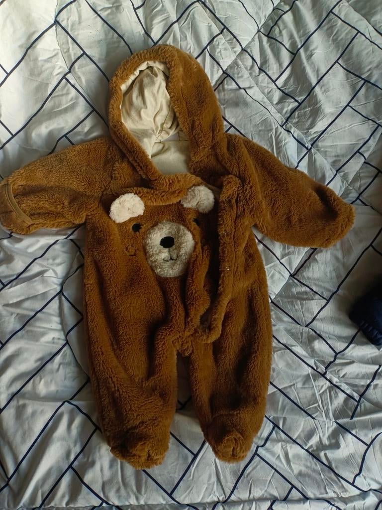 Schattig bruin berenpakje baby, Ophalen of Verzenden, Zo goed als nieuw, Onbekend, Jongetje of Meisje