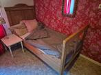 Grenen bed en lattenbodem, matras, Antiek en Kunst, Antiek | Meubels | Bedden, Ophalen