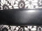 Stevige zwart leren riem, 3 tot 5 cm, 90 tot 100 cm, Tailleriem, Ophalen of Verzenden