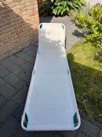 Inklapbaar ligbed 2 stuks, Tuin en Terras, Ophalen, Gebruikt, Aluminium, Inklapbaar